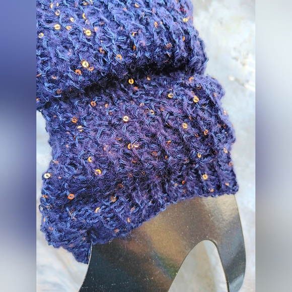 KNITTED GLITTER - Winter Leg Warmers - Picture 7 of 12